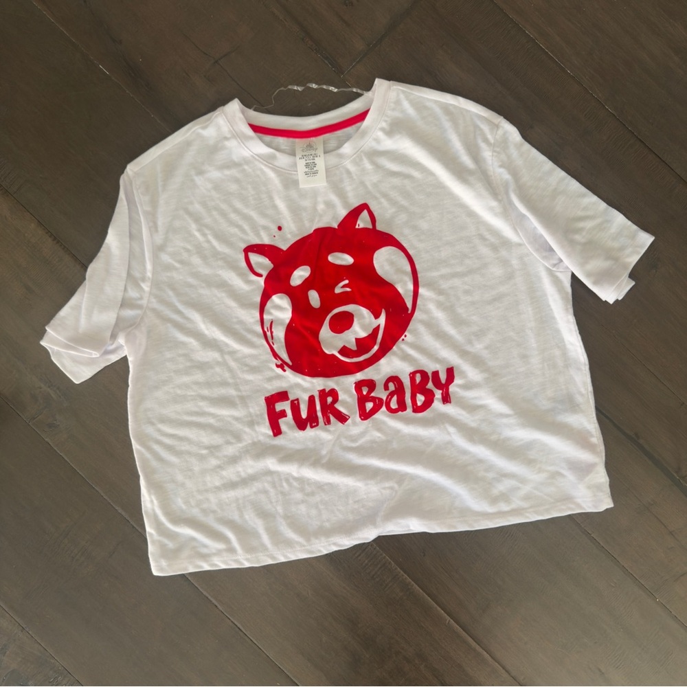 Disney | Turning Red Fur Baby Cropped Tee